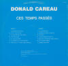 Donald Careau - Ces temps passés 1980 (dos)