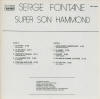 Serge Fontane - Super son Hammond 1975 (dos)