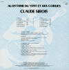 Claude Sirois - Au rythme du vent et des cordes 1980 (dos)