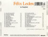 Félix Leclerc - Vol. 3 La Gaspésie 1989 (dos)
