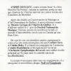 André Ouellet - Noël en symphonie 1993 (feuillet - dos)