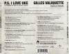 Gilles Valiquette - P.S. I Love UKE 2015 (dos)